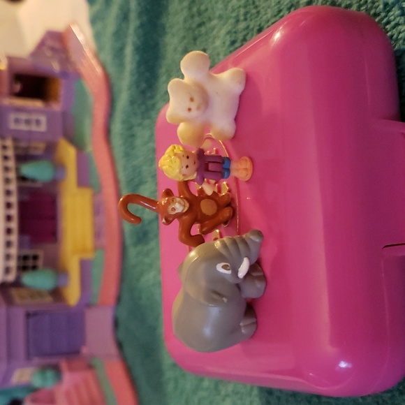 Vintage Polly Pocket 1989 BLuebird Square Playset Wild Zoo world - Picture 6 of 6